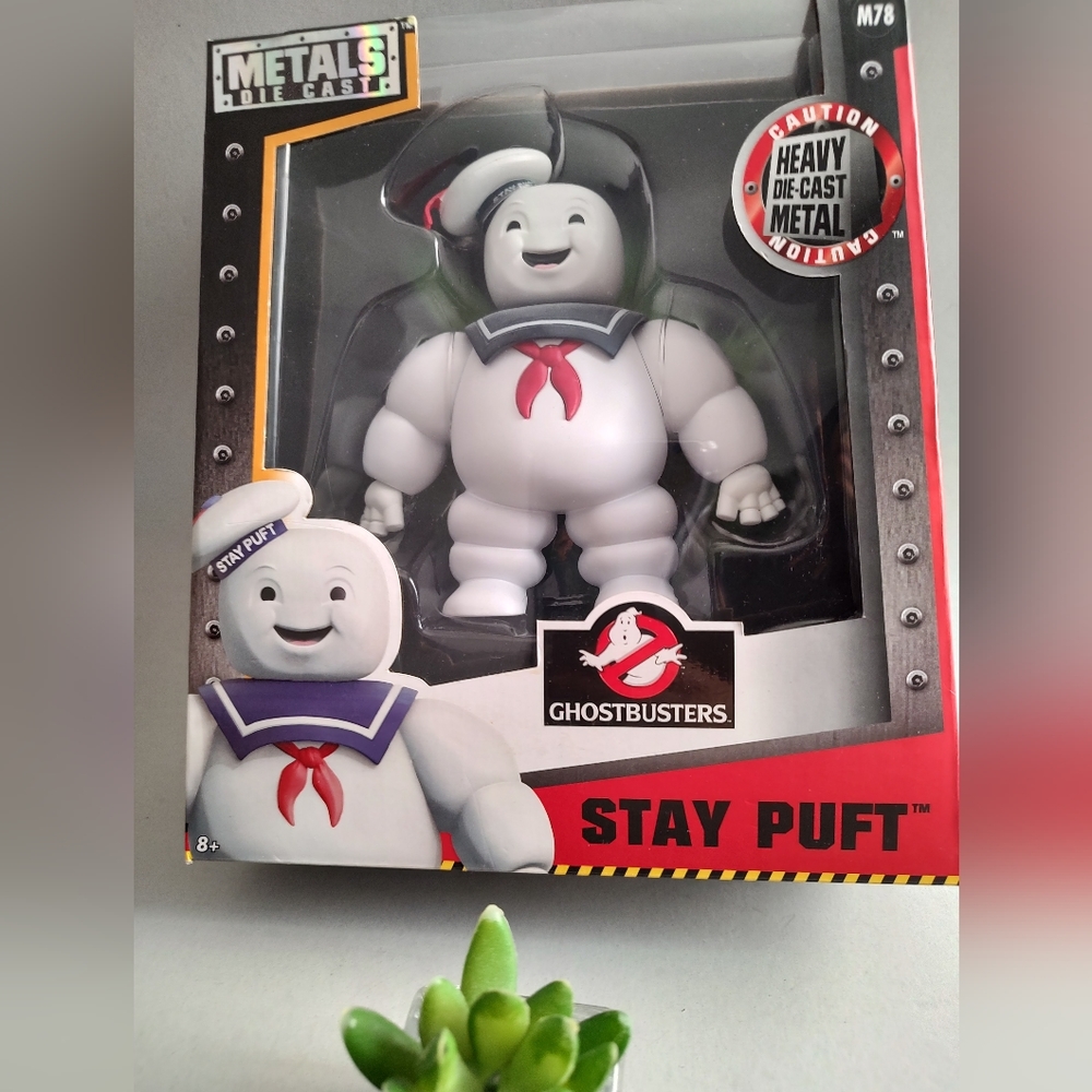Collections Vintage Ghostbusters Stay Puft heavy Metal die cast toy , NEW